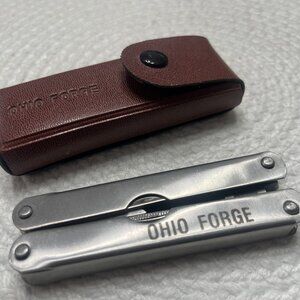 Vintage OHIO FORGE Stainless Steel Multi-Tool with Case (EUC)